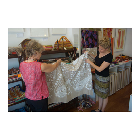 Fabric and textiles from remote art centres