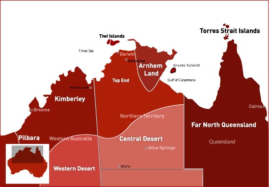 Northern Australia Map