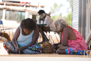 Marrnyula Munungurr and Mulkun Wirrpanda