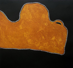 Churchill Cann, Red Butt, etching, 2010, 45 x 45.5cm