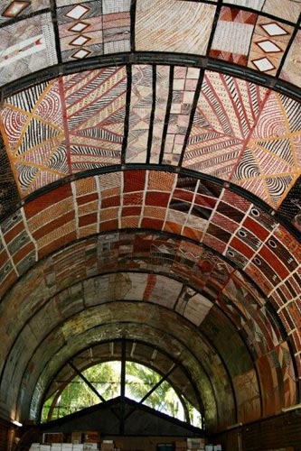 The Keeping House painted ceiling