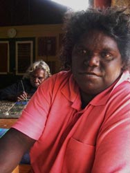Lorna Kantilla at Ngaruwanajirri