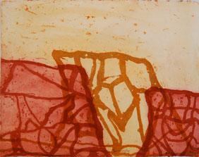 Image: Alison Walbungara, Yarrenyty, etching 2011