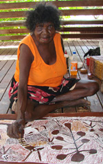 Lena Nyadbi painting