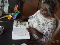 Artist Peggy Jones