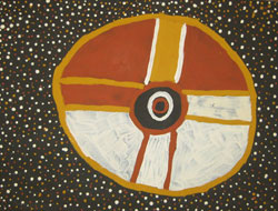 Timothy Cook, Kulama 2010 ochre on paper