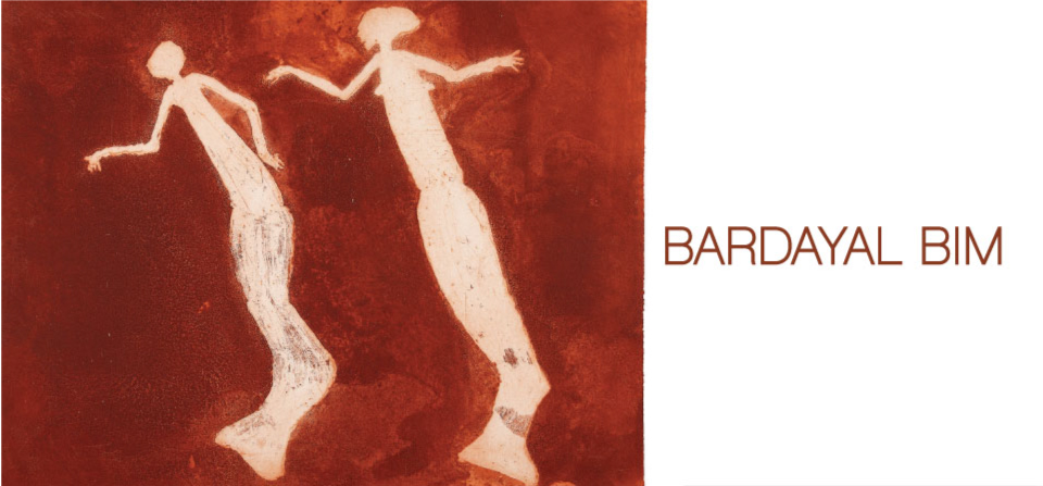 Bardayal Nadjamerrek, Daluk dja Binninj, etching, 75 x 57 cm
