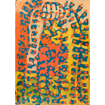 Bush Carrot, acrylic on paper, 105 x 75 cm, 2006