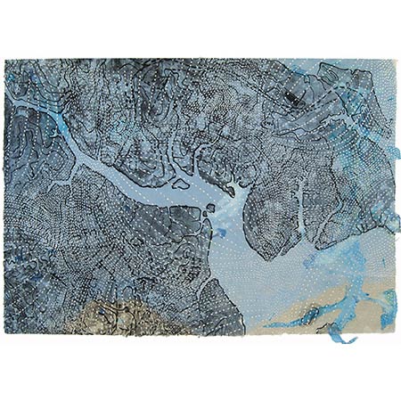 High Water, handmade paper, 42 x 60cm