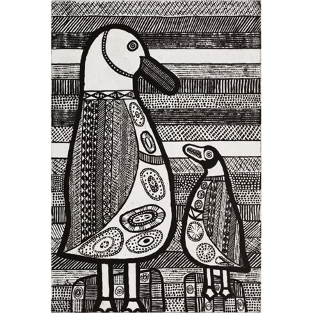 Tirrintirri - Burdekin Ducks, etching, 2018