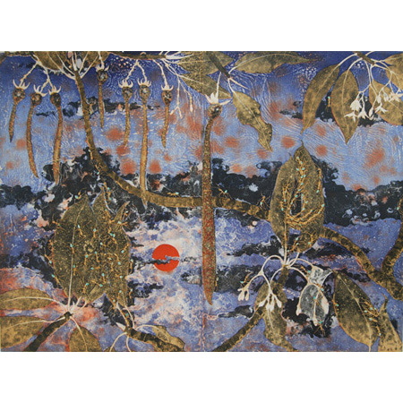 Mangrove – Wälmu, etching by
Fiona Hall